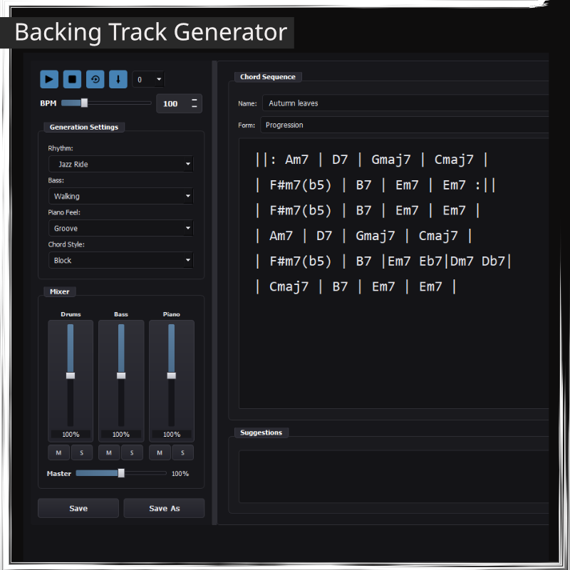 Backing Track Generator