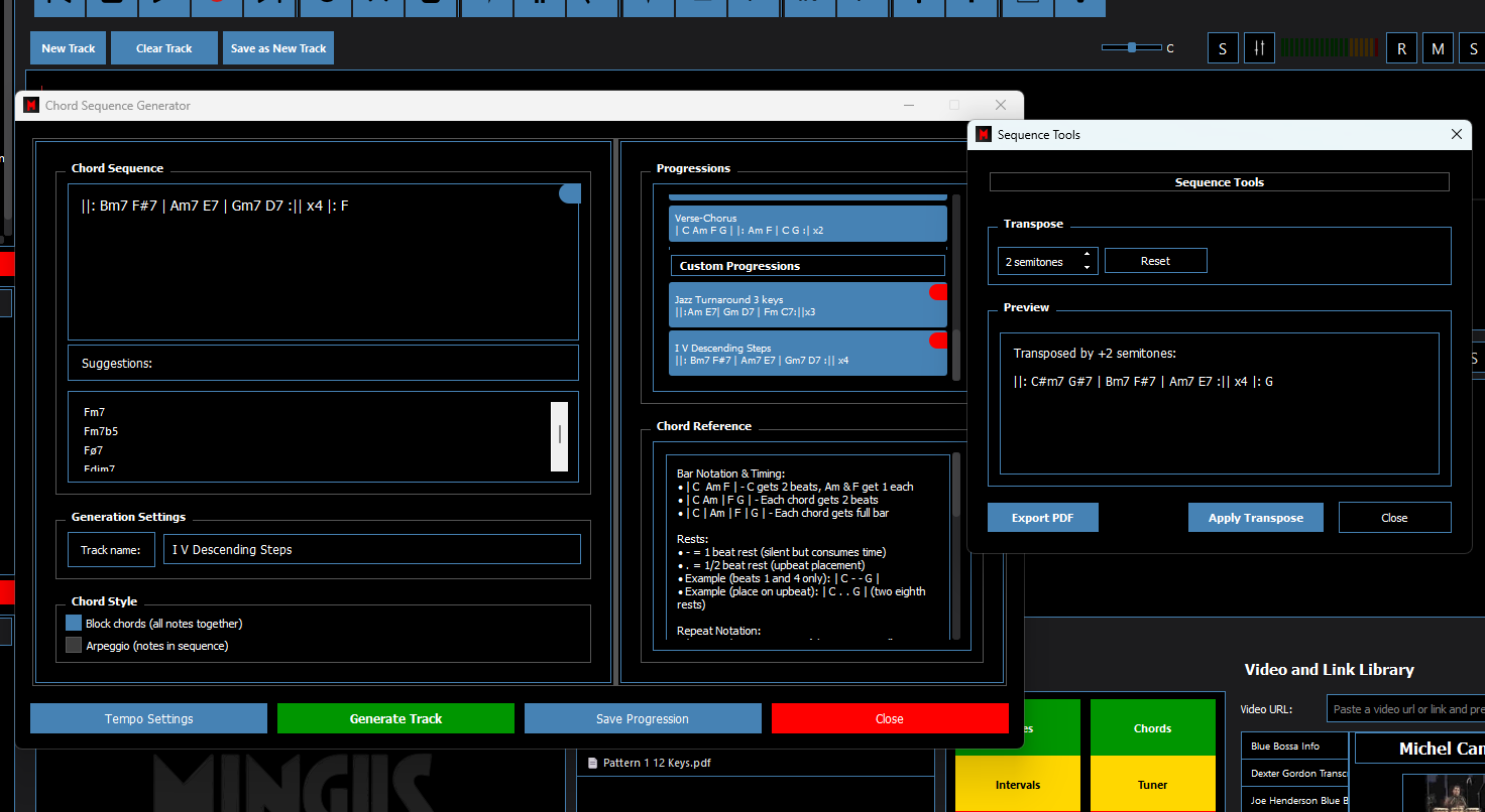 Backing Track Generation App