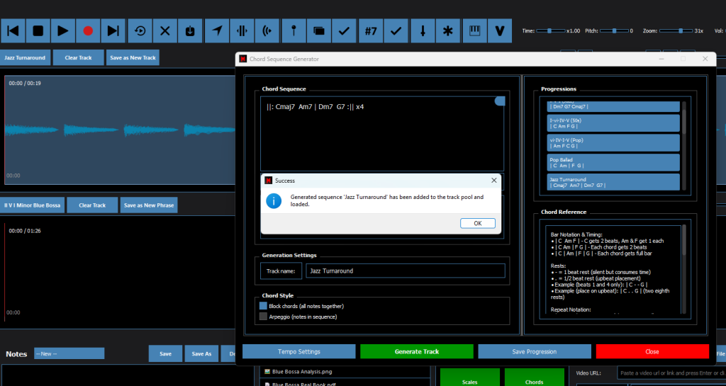 Chord Sequence Generator