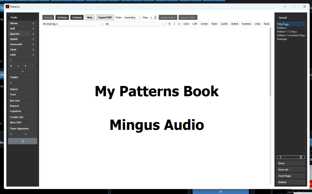 PDF Cover in Patterns