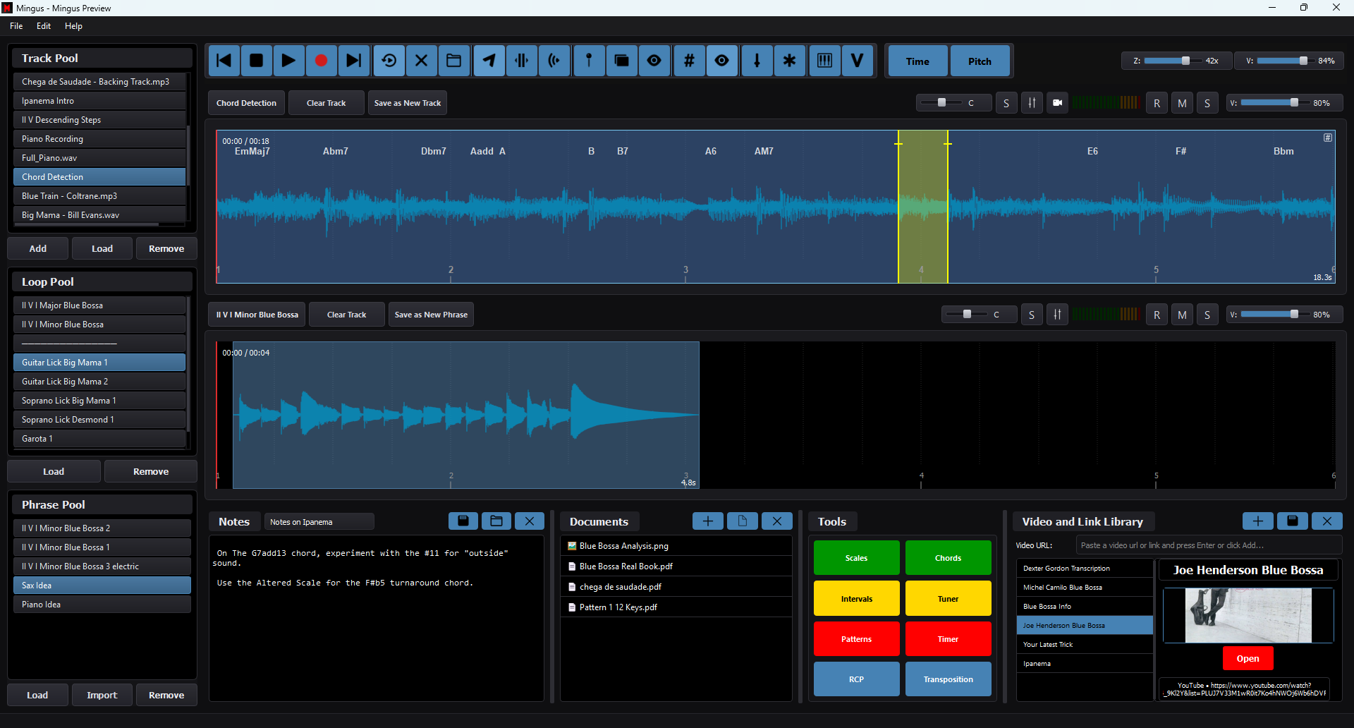 Mingus Music Software